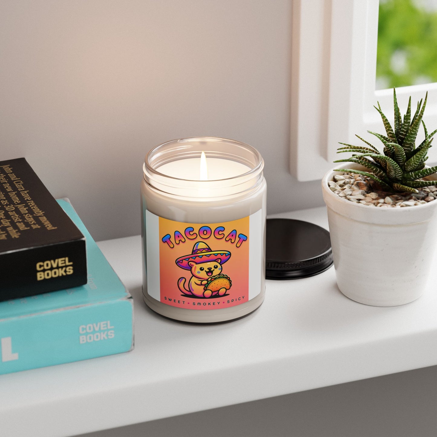 TacoCat Scented Soy Candle, 9oz