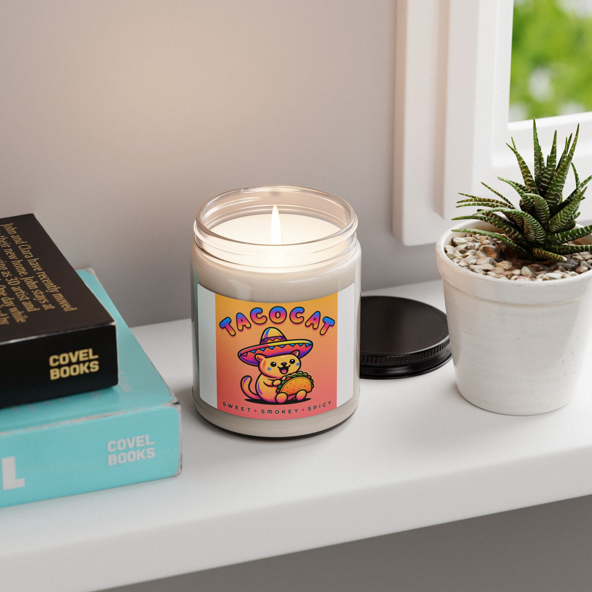 TacoCat Scented Soy Candle, 9oz