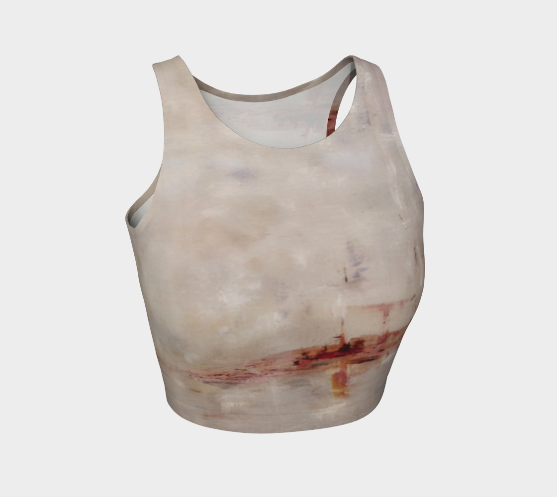 UNFRAMED™ Blush: athletic crop top
