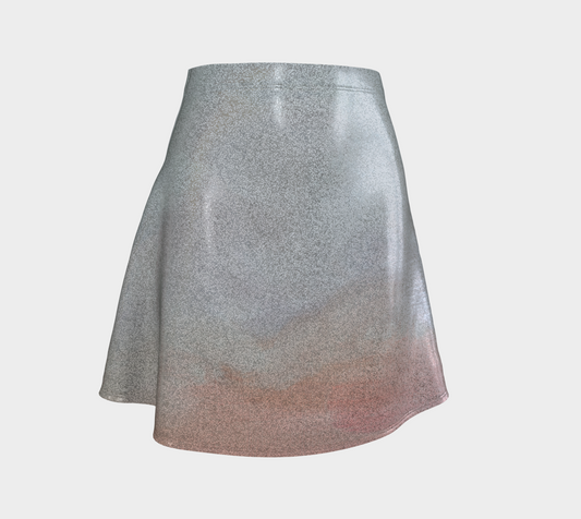 Peach Bellini Flare Skirt
