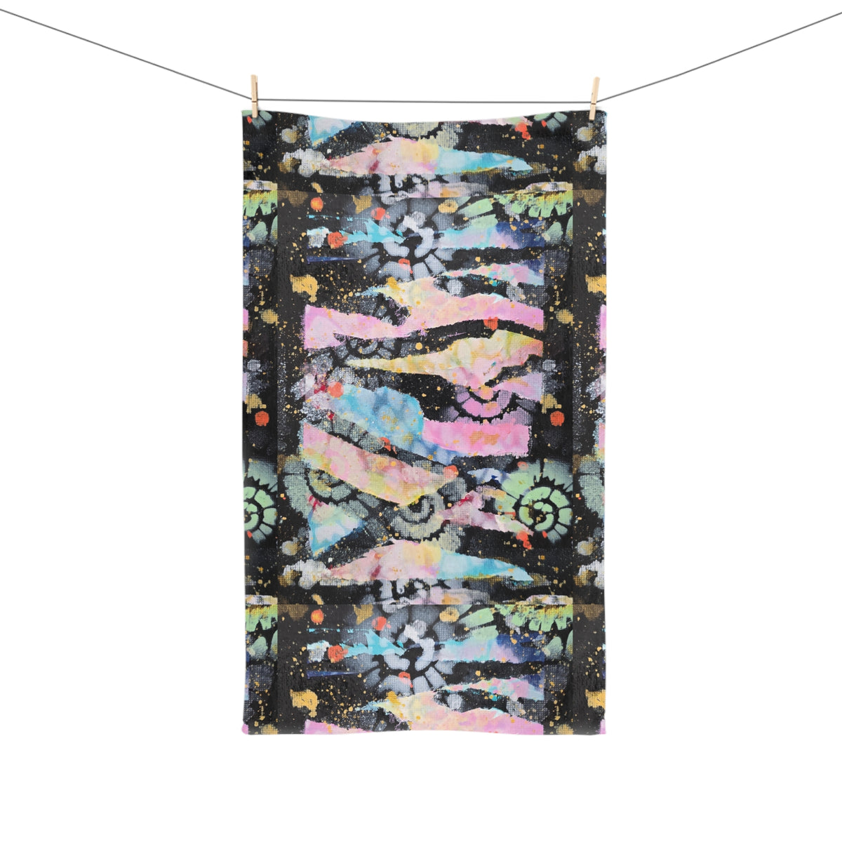 Retro Riot Hand Towel