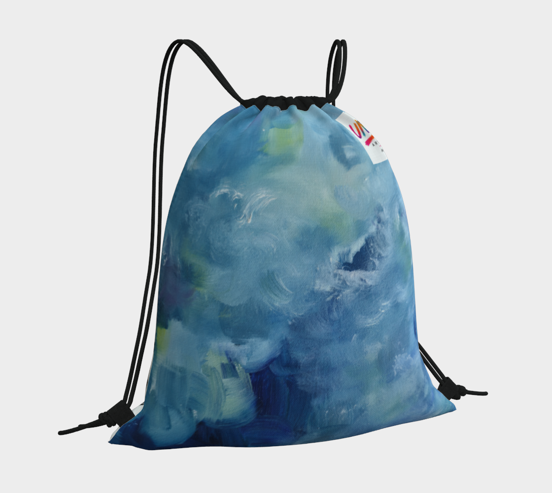 Blu Drawstring bag