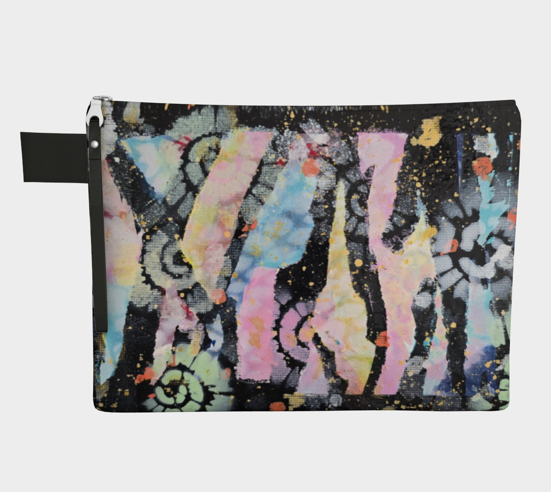 Retro Riot Zipper Carry-all