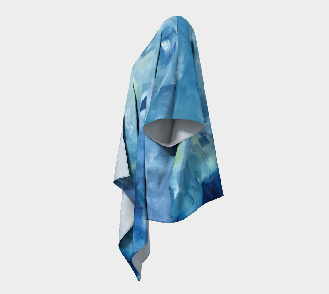 Blu Draped Kimono