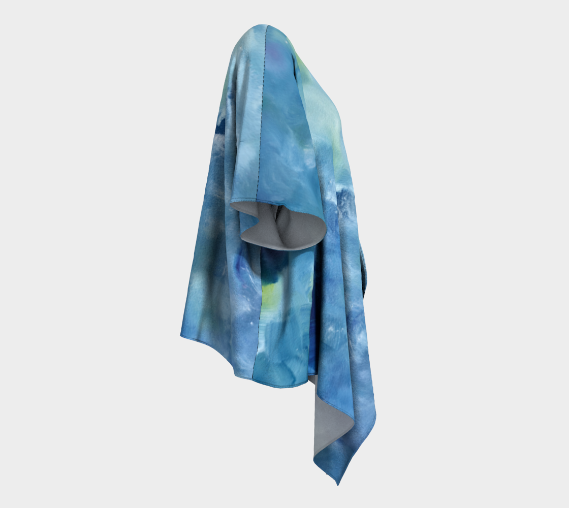Blu Draped Kimono
