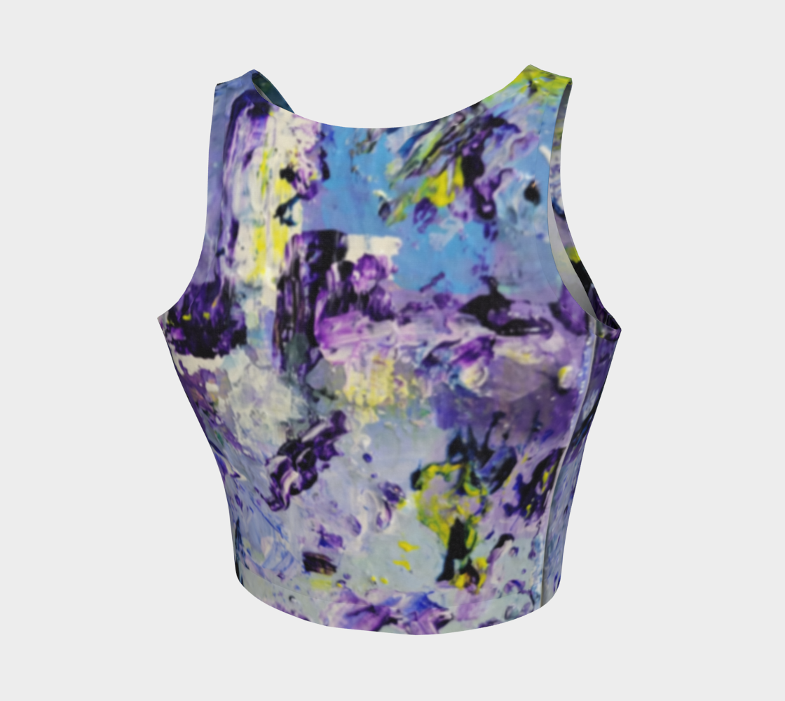 Viora: Athletic Crop Top