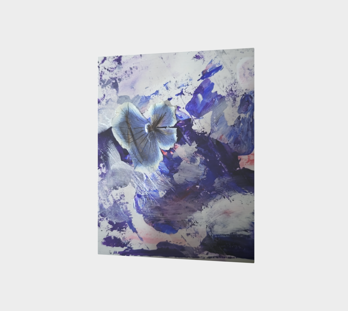 Purple abstract Aluminum Print