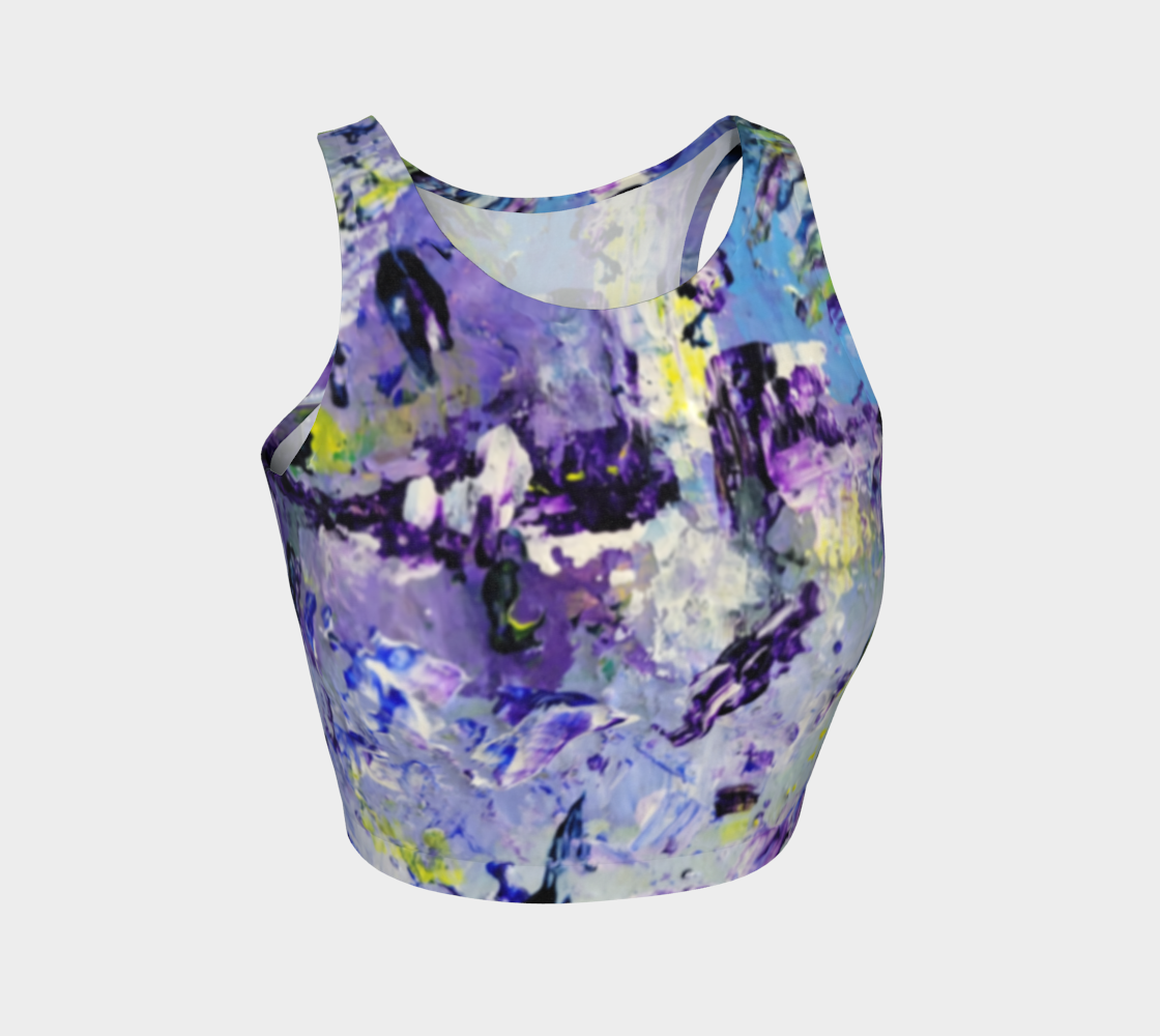 Viora: Athletic Crop Top